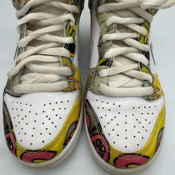 Nike SB De La Soul Dunk High Top Shoes Sneakers 2014 Size 4 GUC - Picture 9 of 13
